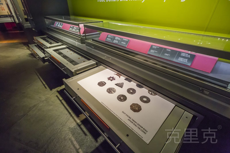 馬來西亞國家銀行博物館儲藏功能銀幣展示柜樣式 馬來西亞國家銀行博物館儲藏功能銀幣展示柜樣式