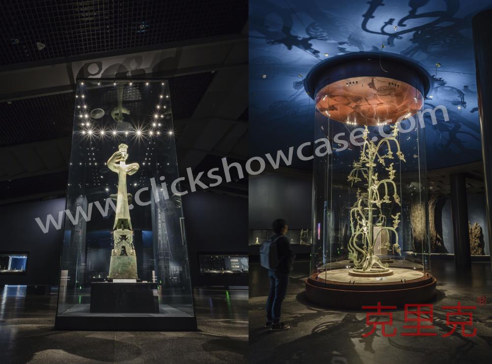 三星堆青銅神樹,銅立大人博物館展柜克里克提供 三星堆青銅神樹,銅立大人博物館展柜克里克提供