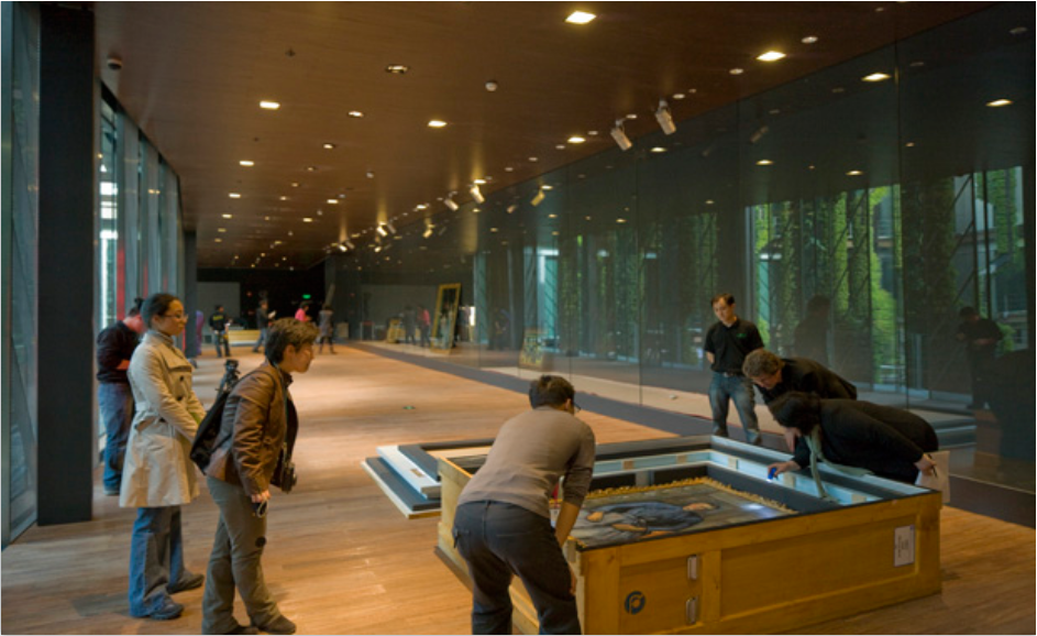 奧賽博物館專業(yè)人員親臨現(xiàn)場，進行驗收2