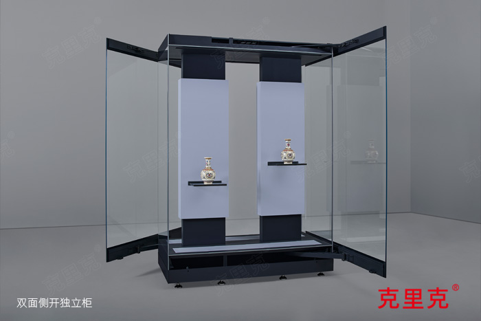 克里克雙面?zhèn)乳_獨(dú)立玻璃柜 克里克雙面?zhèn)乳_獨(dú)立玻璃柜